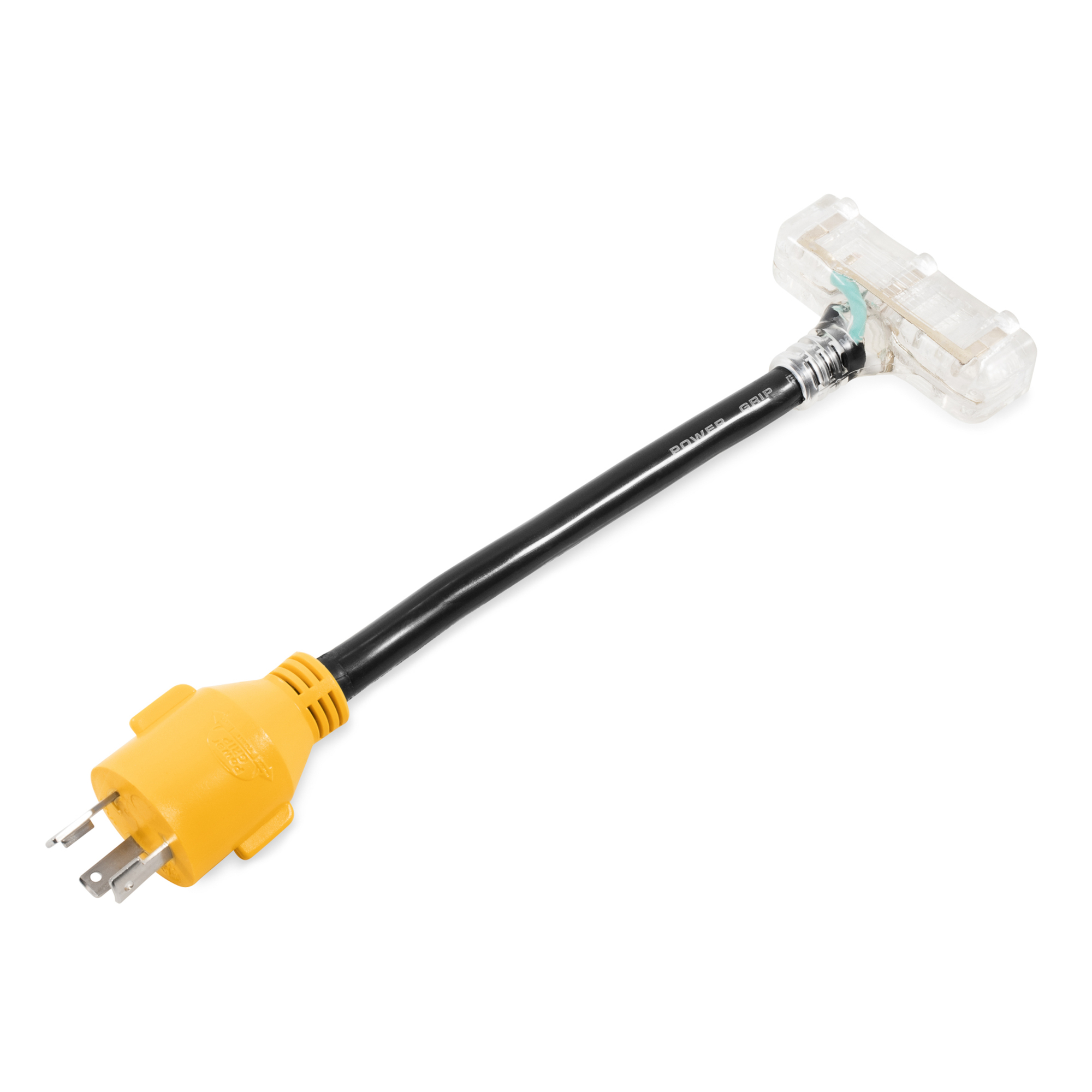 PowerGrip - GenAdptDB 12" 30AM 3-Prong/3x15AF 125V/3750W